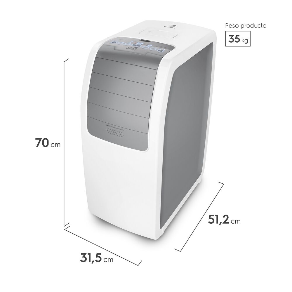  Aire Condicionado Port&aacute;til Electrolux 12.000 Btus Fr&iacute;o/calor image number 1.0